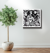 Siren Songs Canvas Art in Mystical Sea Theme